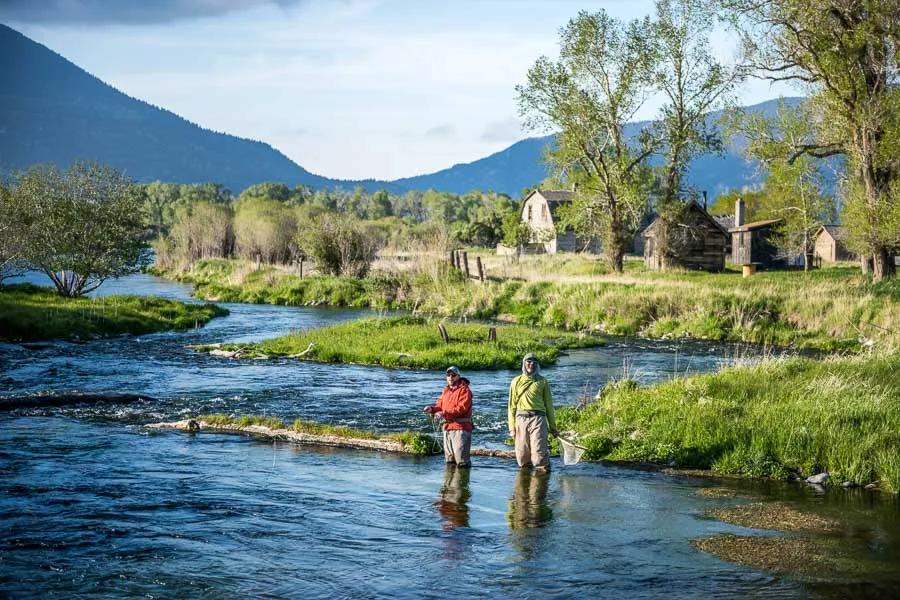 Fishing Mountain Stream Scene Name Sign