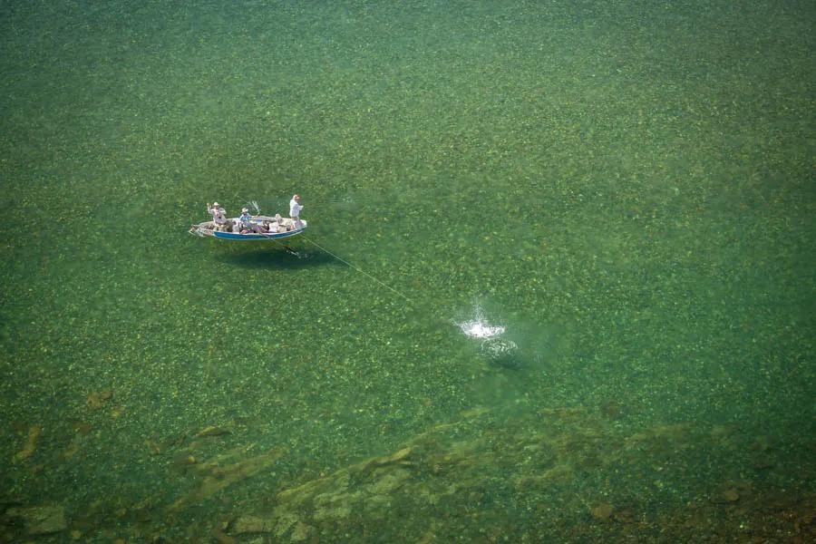 Fish the Channels of Lago Hess where anglers are rewarded for a