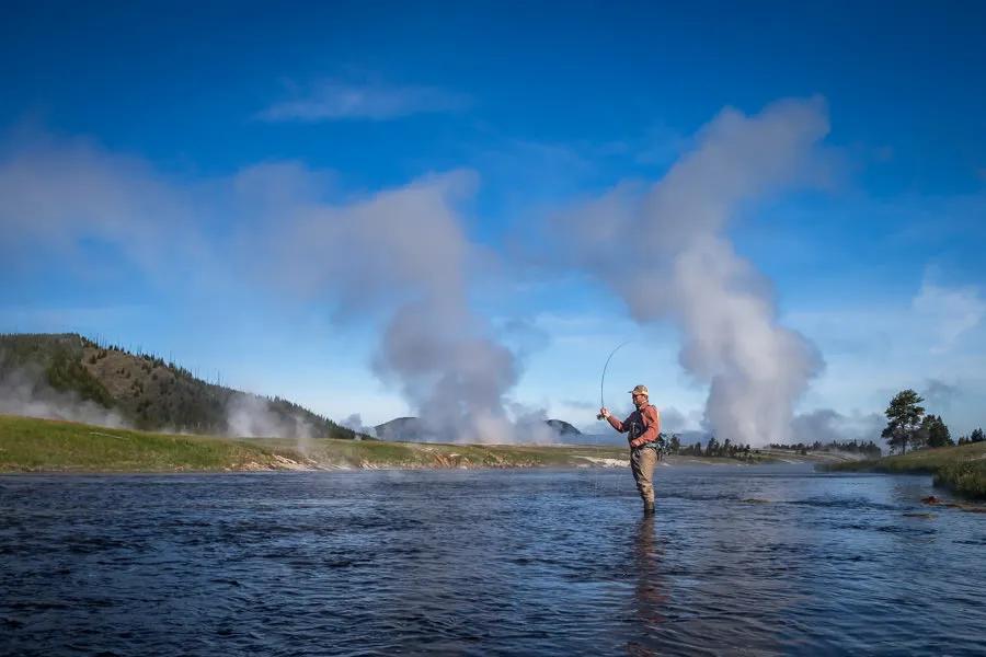 Fly Fishing Yellowstone National Park On Opening Day in Late May