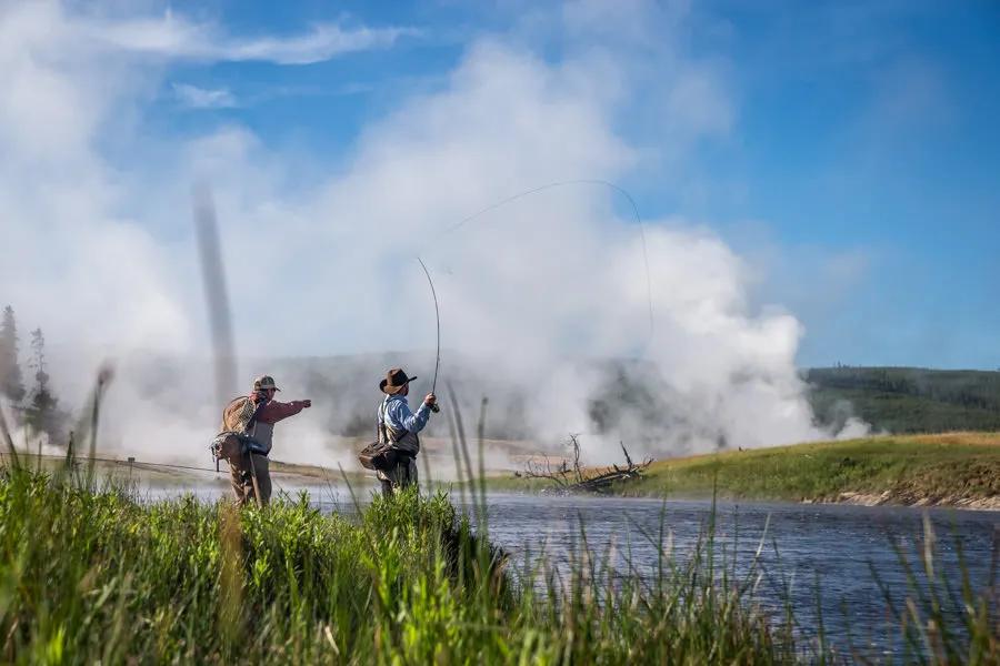 Fishing Yellowstone National Park in June