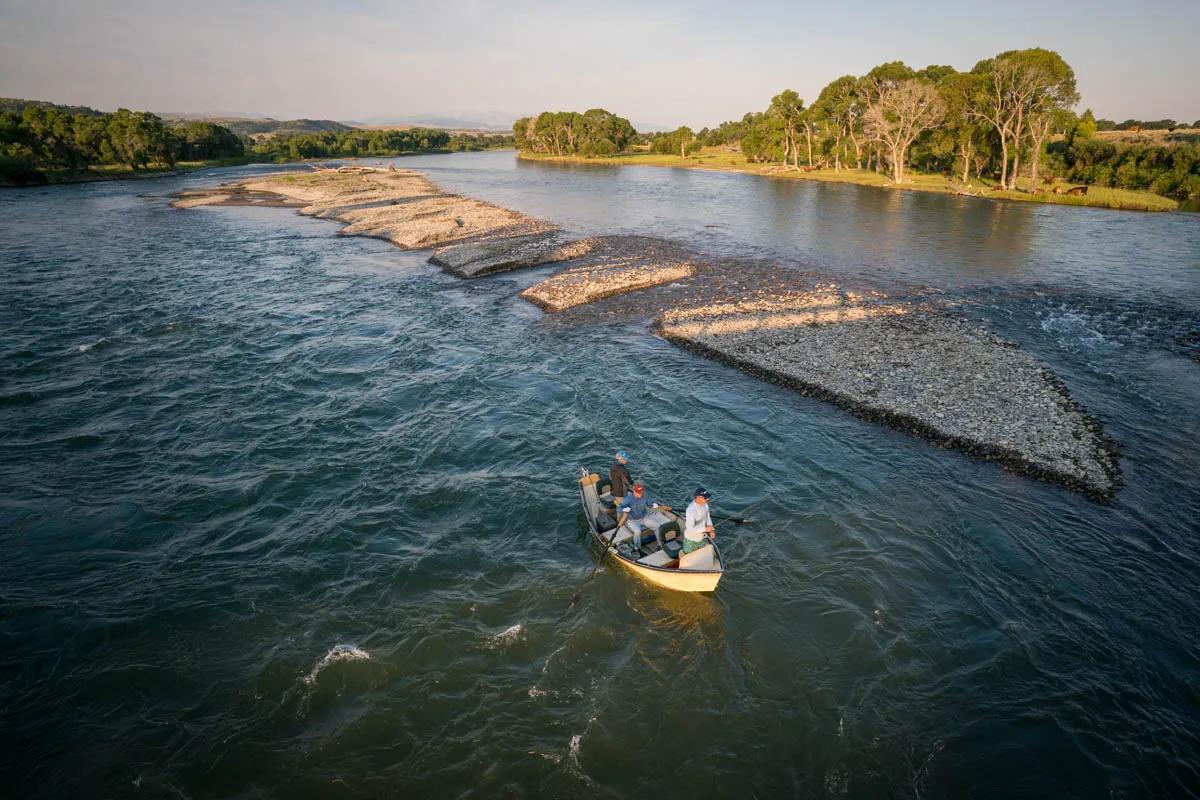 Yellowstone River fly fishing in June