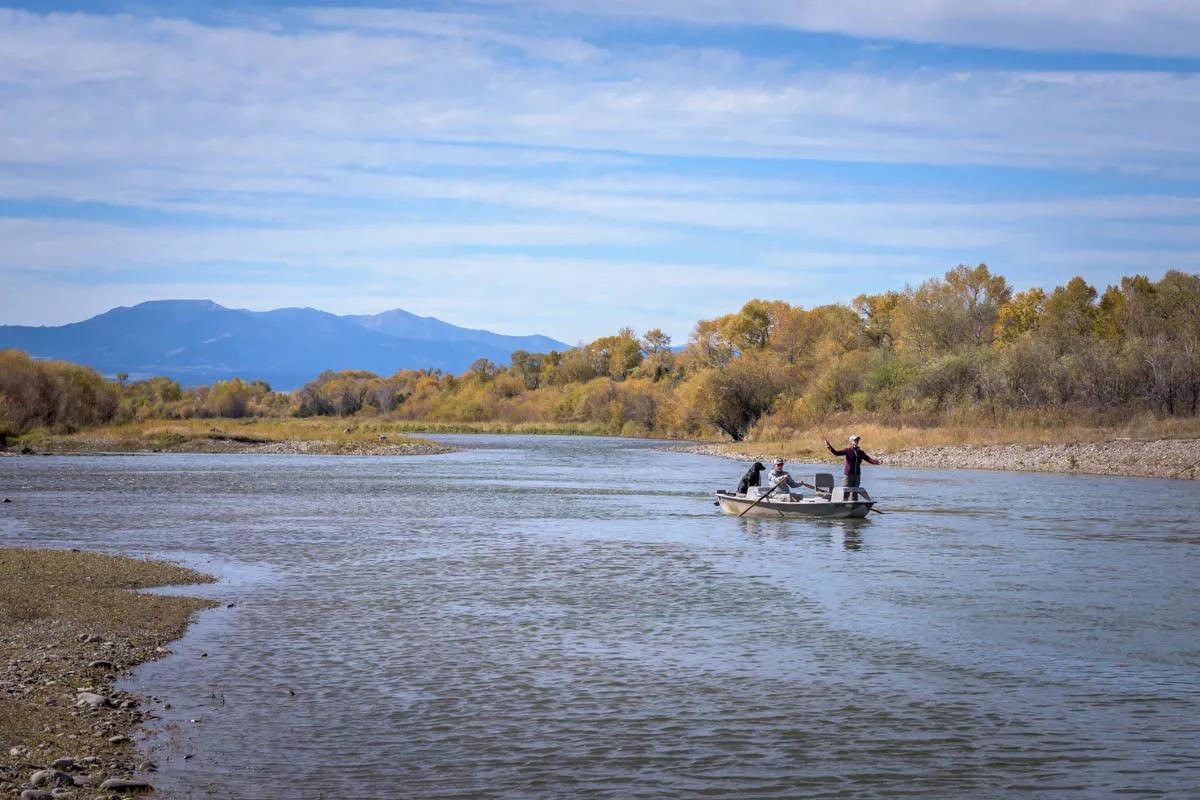 Jefferson River Rising - Fly Fisherman