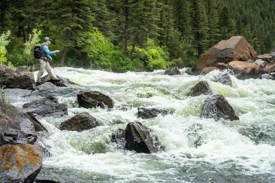 The Geometry of Wade Fishing in Montana