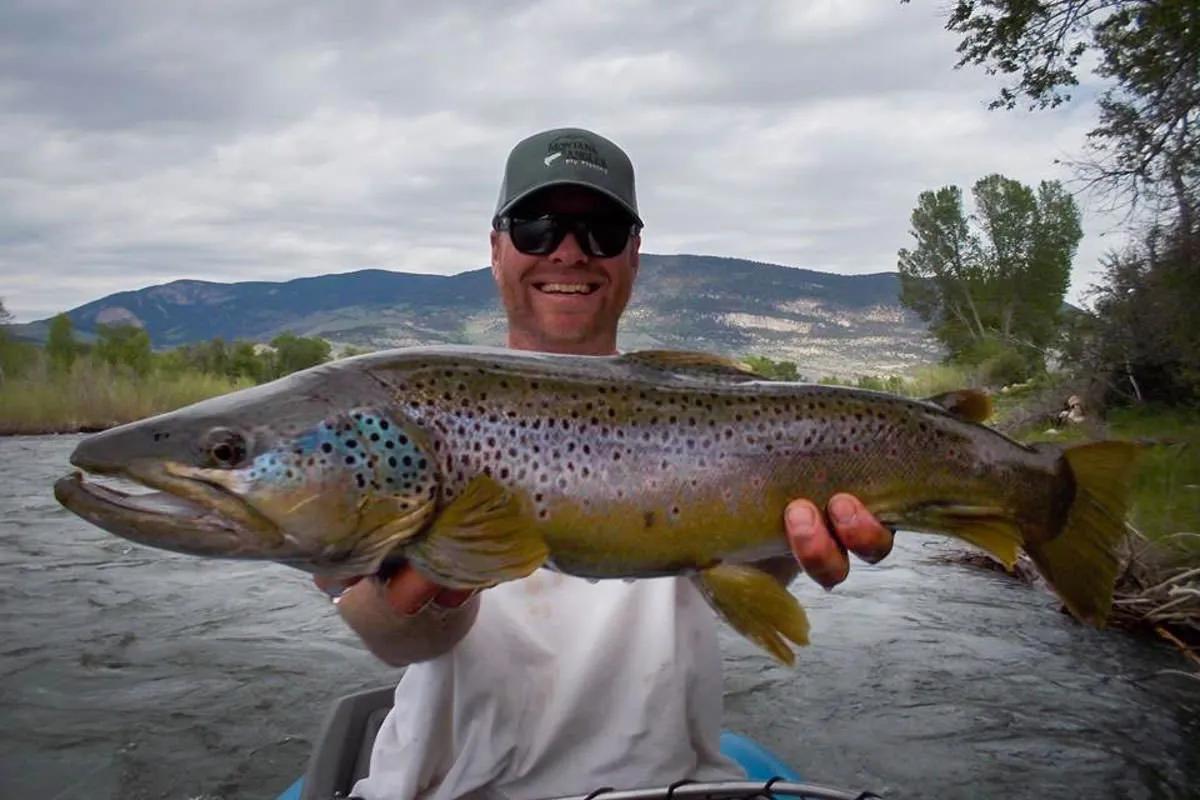 Make sure you fish heavy tippet when chasing big fish in the rain. Don't make the mistake of breaking off the fish of a lifetime because you were still fishing 4 or 5X when the rain arrives.