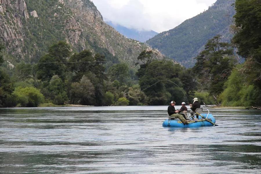 The Lower Futaluafu is big river fishing in search of big trout. We used quick sink lines and streamers to target large browns.