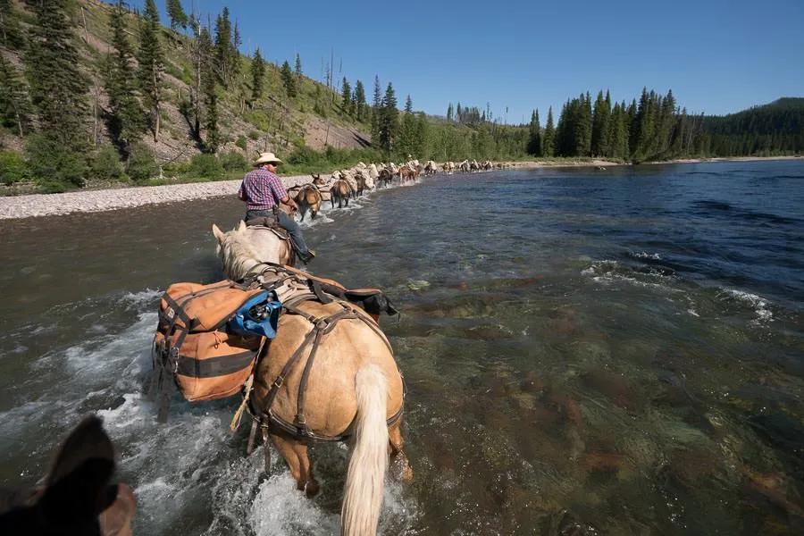 A horseback pack and riding trip is an adventure custom built for a family 