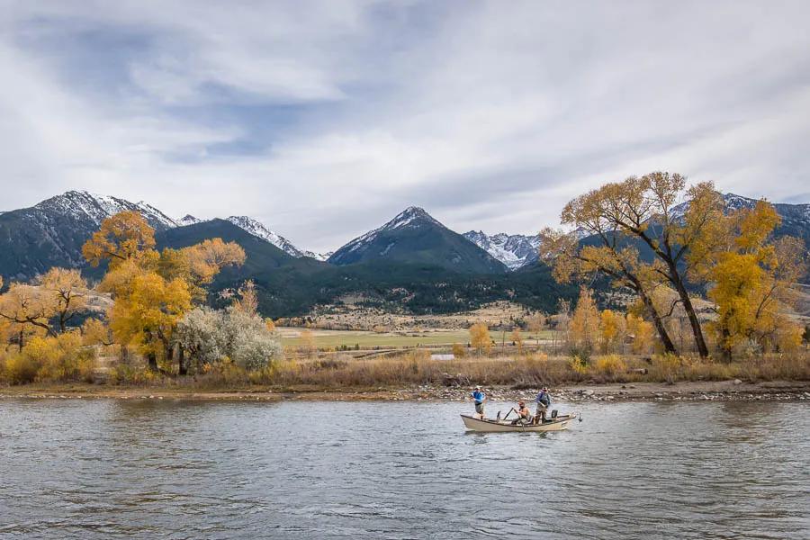 Flowing through Paradise Valley, the Yellowstone River is a special place in the fall. 