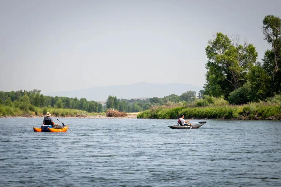 Personal floating watercraft like a pontoon or float tubes can help to access a variety of waters. 