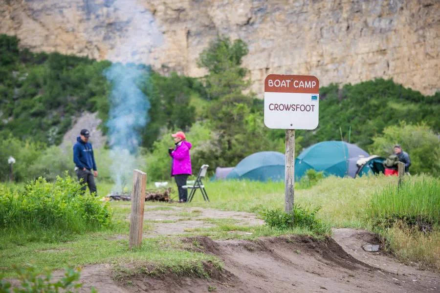 Montana's Smith River has over 50 boat camps for anglers and recreationists. 