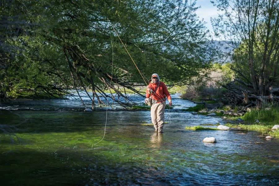 Because spring creeks are often crystal clear, shallow, and are home to fish that are spooky, certain tackle adjustments are crucial for success.