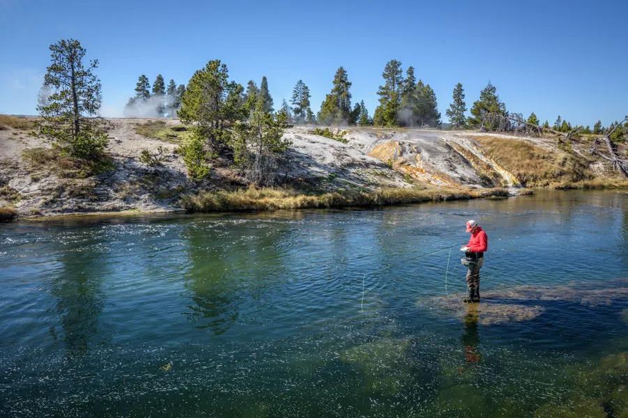 Fishing in Yellowstone National Park is a good way to Do It Yourself as the variety of public waters make it easy to go fishing.