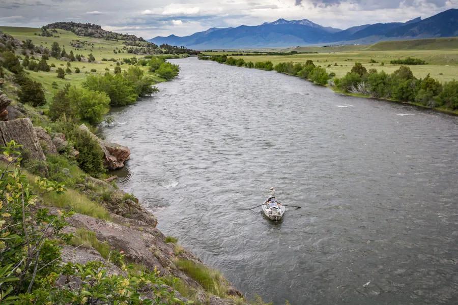 The Madison River near Ennis and outside of Yellowstone National Park is one of the most consistent spring-time fisheries in Montana.