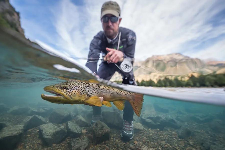 A fly fishing trip to Magic Waters Lodge means anglers have the opportunity to catch some of Patagonia's largest and most beautiful wild trout.