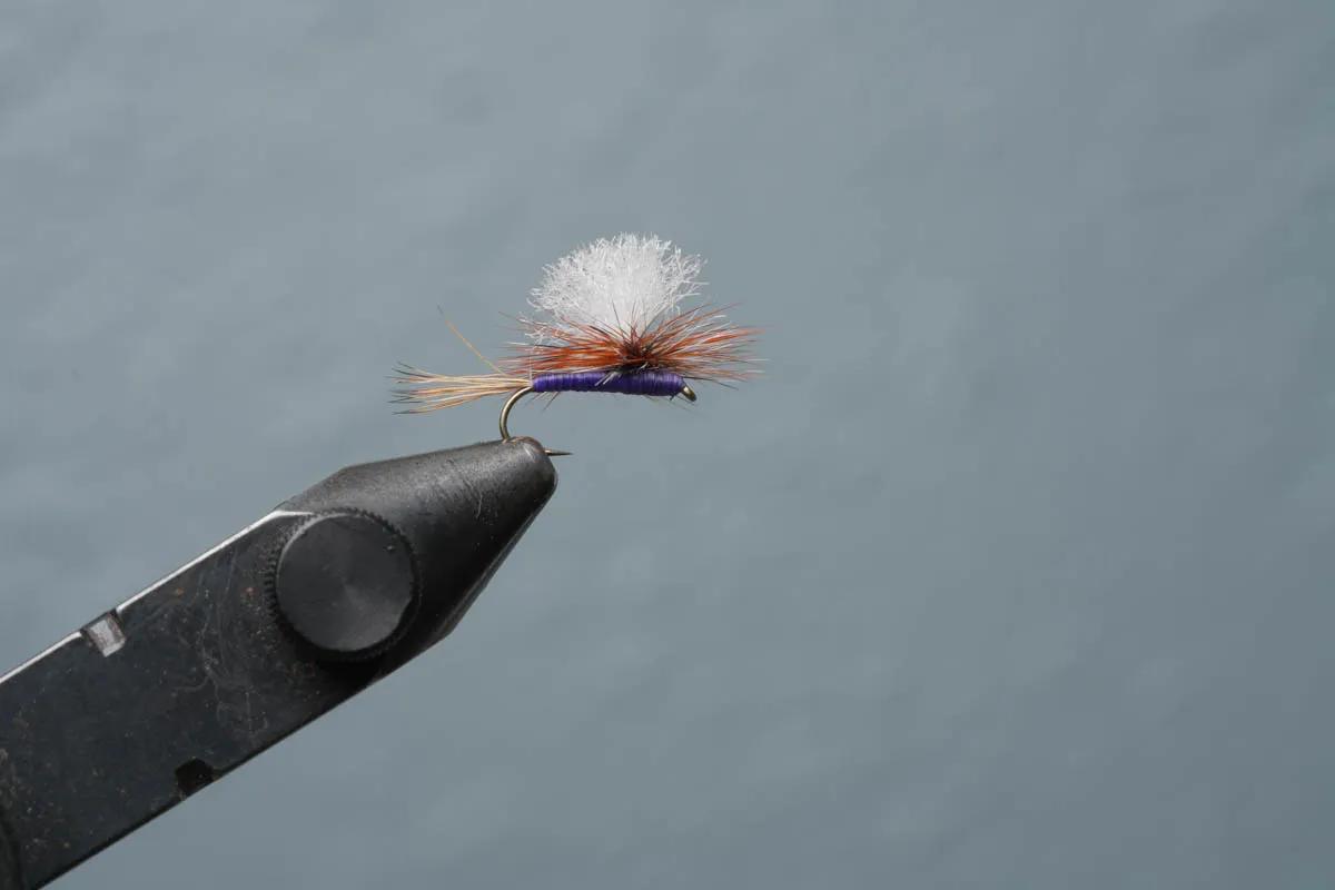Fly fishing in spring in Montana isn't complete with out a Parachute Purple Haze The Parachute Purple Haze is a modern twist to one of the most effective dry flies of all time--the Parachute Adams.