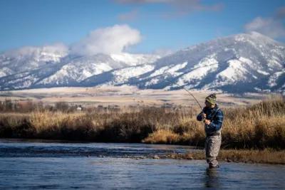 Fly fishing tips for winter that is more than just gear advice.  Winter fly fishing tips for fishing in Montana