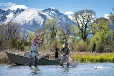 Fly fishing in Montana with Montana Angler fly fishing trips Float fishing or walk and wade fishing: both offer great ways to enjoy Montana's fly fishing