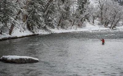 Montana Angler fly fishing trips Winter fly fishing trips
