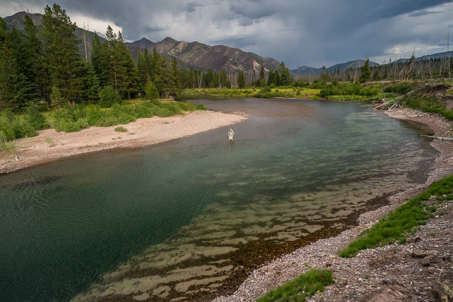 fly fishing the flathead river