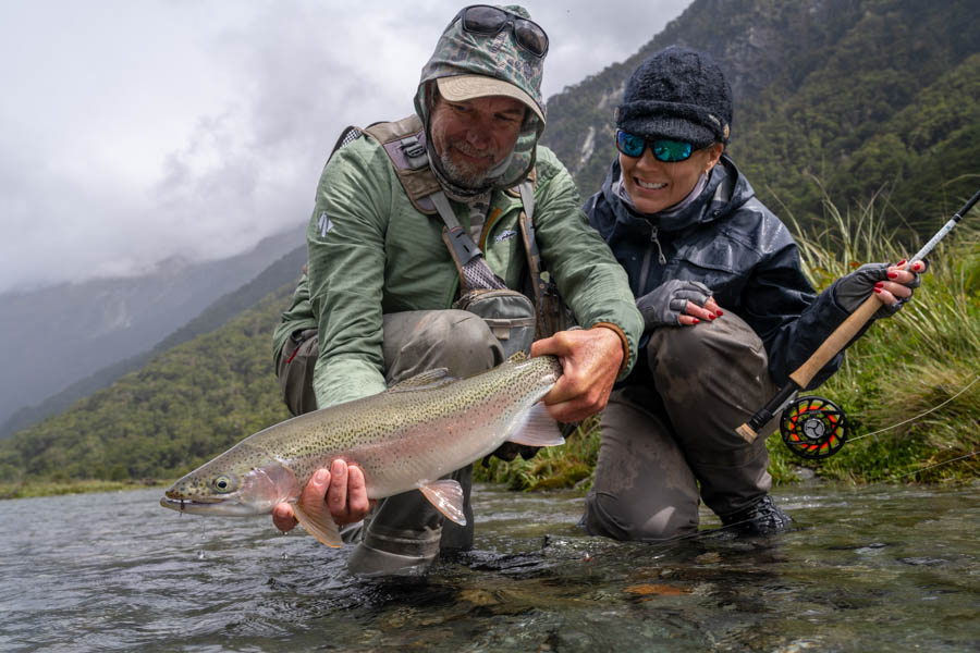 After fishing in New Zealand